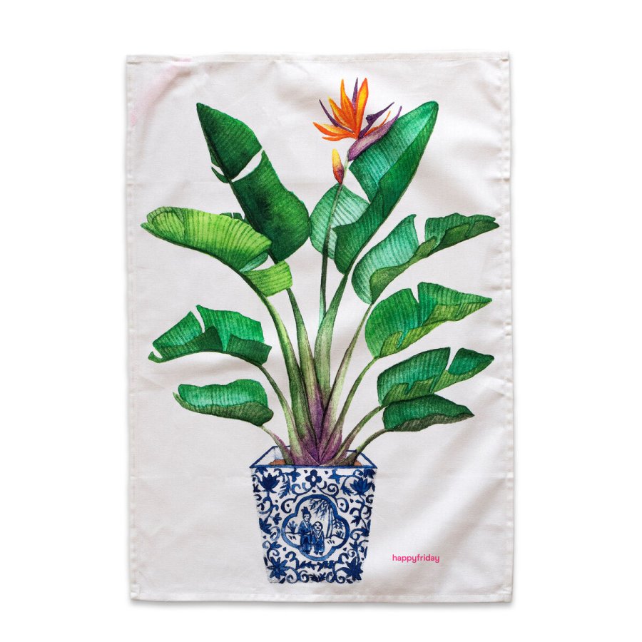 St med klder HappyFriday Multifarvet 70 x 50 cm Plante (2 Dele) #11