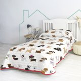 Sengetppe (vattppe) HappyFriday Multifarvet Seng 80/90/105 Hund #3