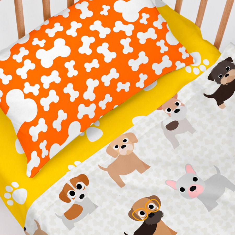 bundplastik HappyFriday MR FOX Gul Multifarvet 60 x 120 x 14 cm #3