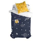 Dynebetrk st HappyFriday Mr Fox Starspace  Multifarvet Seng 80 2 Dele #1