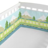 Barnesengbeskytter HappyFriday Happynois Train Multifarvet 210 x 40 cm #2