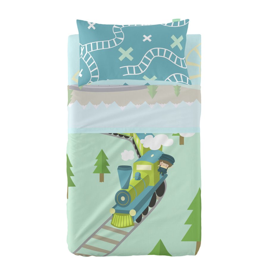 Sengetj st HappyFriday Happynois Train Multifarvet Vugge til baby 2 Dele #1