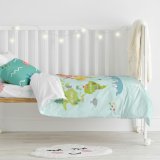 Dynebetrk st HappyFriday Happynois World Map Multifarvet Vugge til baby 2 Dele #11