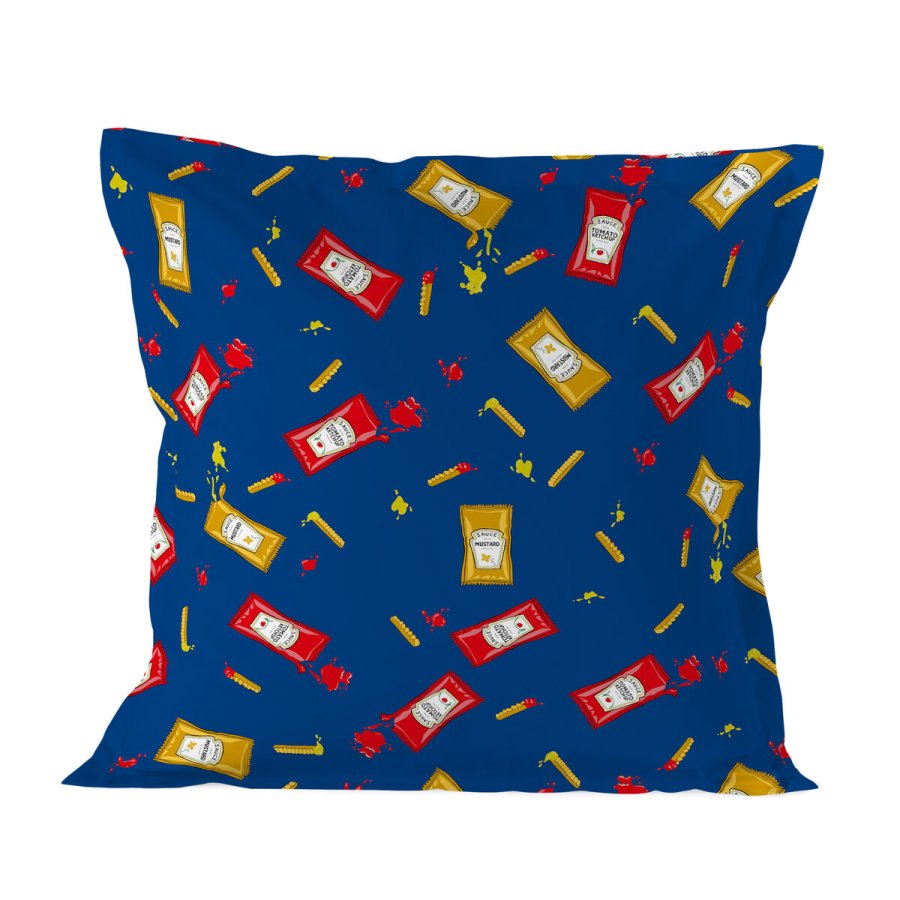 Pudebetrk HappyFriday Baleno Teen Blue Hotdog Multifarvet 60 x 60 cm #1