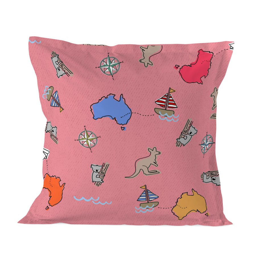 Pudebetrk HappyFriday Baleno Teen Pink Kangaroo Multifarvet 60 x 60 cm #1