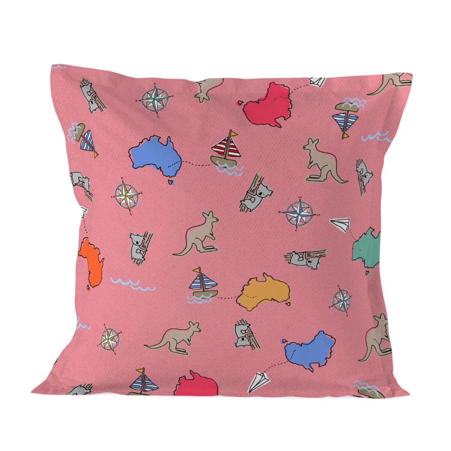 Pudebetrk HappyFriday Baleno Teen Pink Kangaroo Multifarvet 80 x 80 cm #1