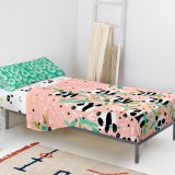 Sengetj st HappyFriday Moshi Moshi Panda garden Pink Seng 105 2 Dele #4