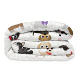 Sengetppe (vattppe) HappyFriday Mr Fox Multifarvet 100 x 130 cm Hund #1