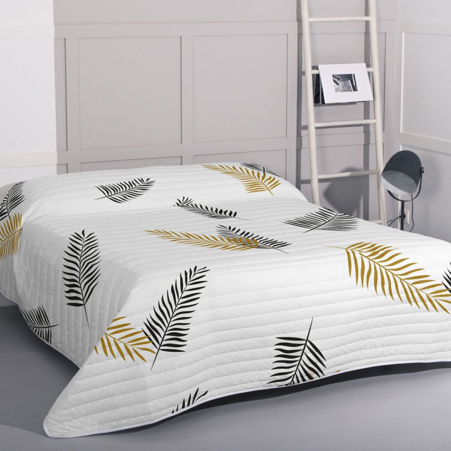 Sengetppe (vattppe) HappyFriday Blanc Foliage Multifarvet 180 x 260 cm #6