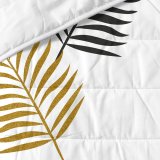 Sengetppe (vattppe) HappyFriday Blanc Foliage Multifarvet 180 x 260 cm #11