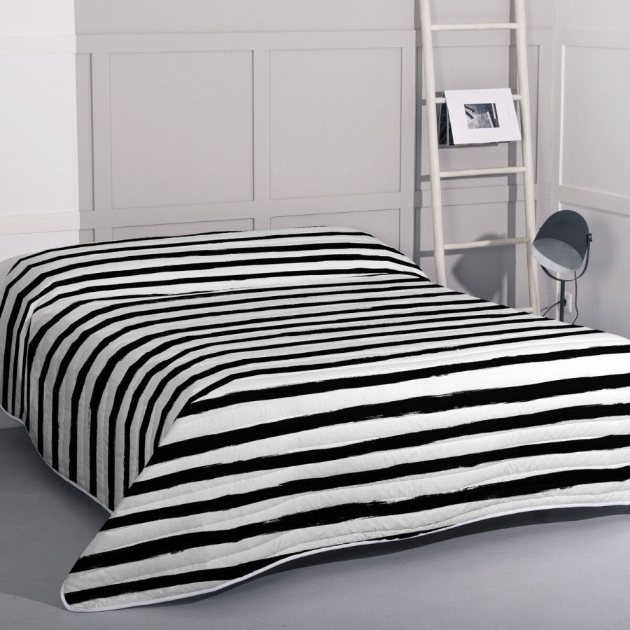 Sengetppe (vattppe) HappyFriday Blanc Stripes Multifarvet 270 x 260 cm #11