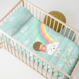 Sengetppe (vattppe) HappyFriday Happynois Multifarvet 100 x 130 cm Regnbue #2