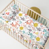 Sengetppe (vattppe) HappyFriday Moshi Moshi Multifarvet 100 x 130 cm Hjort Skov #2