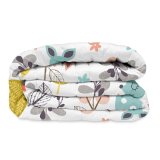 Sengetppe (vattppe) HappyFriday Moshi Moshi Multifarvet 100 x 130 cm Hjort Skov #1