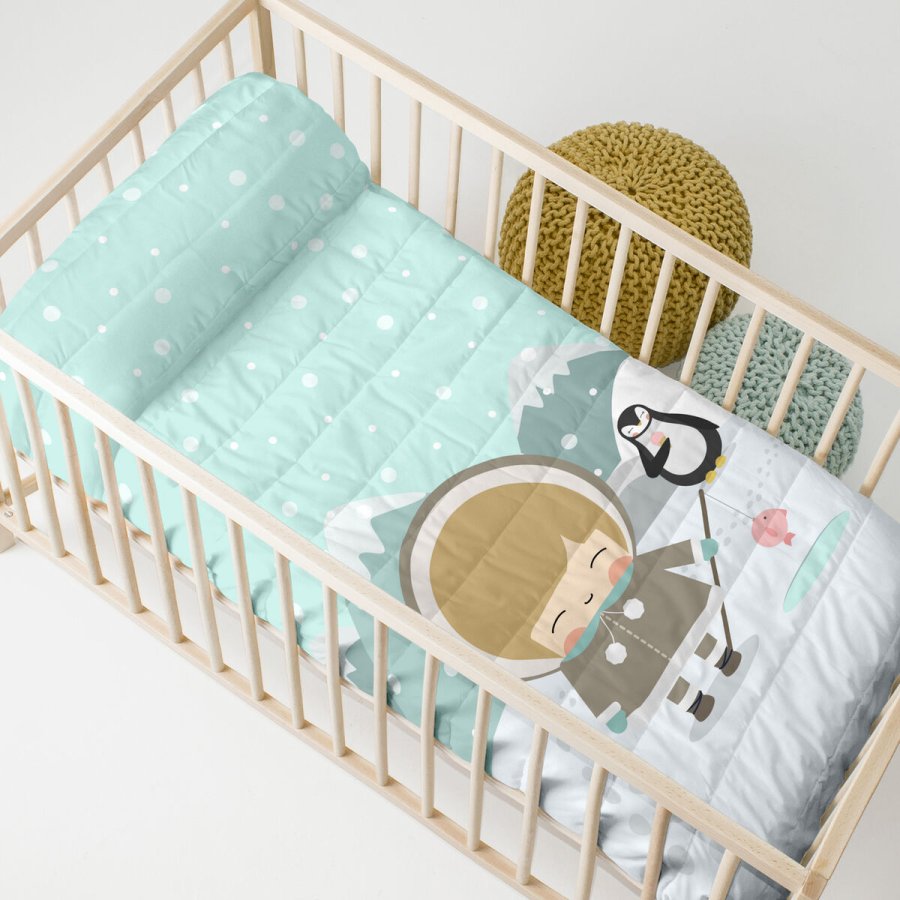 Sengetppe (vattppe) HappyFriday Happynois Multifarvet 100 x 130 cm Eskimo #2