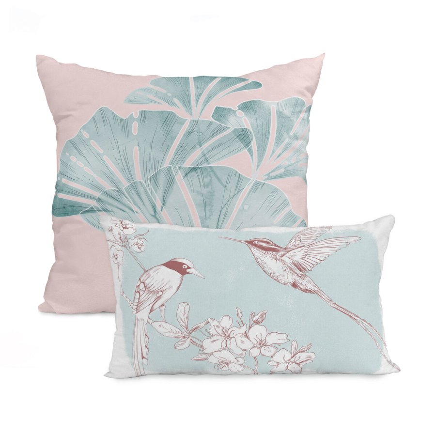 St af pudebetrk HappyFriday Chinoiserie Multifarvet 2 Dele #1