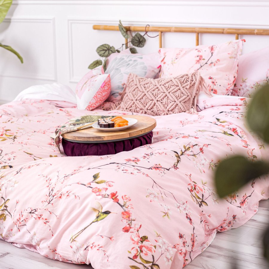 Nordisk cover HappyFriday Chinoiserie rose Multifarvet 220 x 220 cm #2