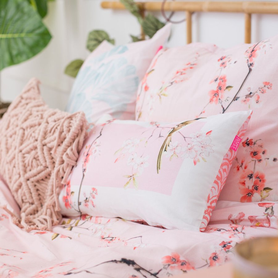 Nordisk cover HappyFriday Chinoiserie rose Multifarvet 220 x 220 cm #3