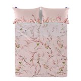 Toplagen HappyFriday Chinoiserie rose Multifarvet 160 x 270 cm (asiatico/oriental) #1