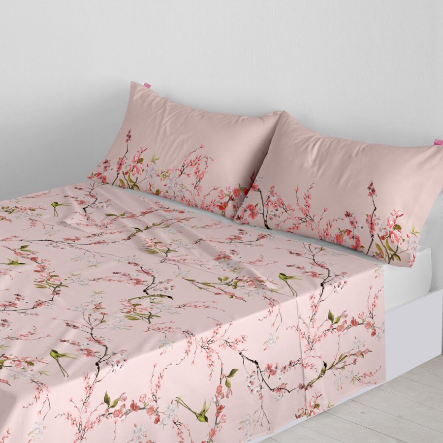 Toplagen HappyFriday Chinoiserie rose Multifarvet 260 x 270 cm (asiatico/oriental) #3