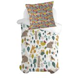 Pudebetrk HappyFriday Moshi Moshi Harvestwood Multifarvet 80 x 80 cm #4