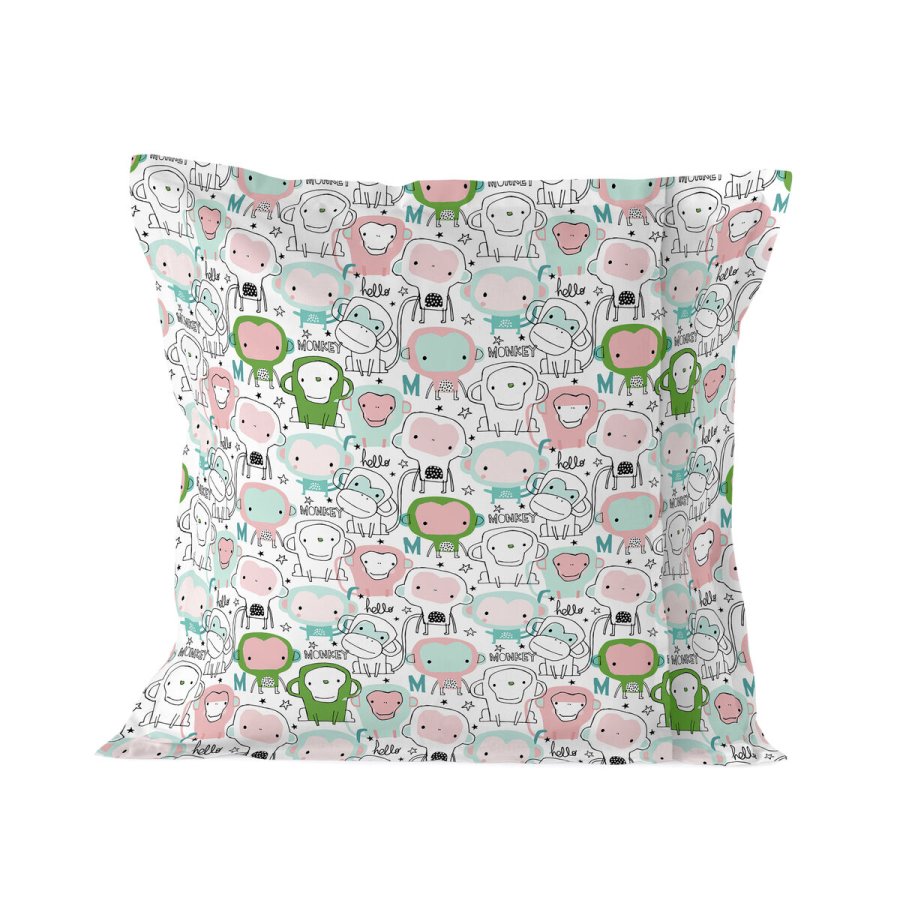 Pudebetrk HappyFriday Moshi Moshi Macaque Multifarvet 80 x 80 cm #3