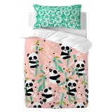 Pudebetrk HappyFriday Moshi Moshi Panda Garden Multifarvet 50 x 75 cm #4