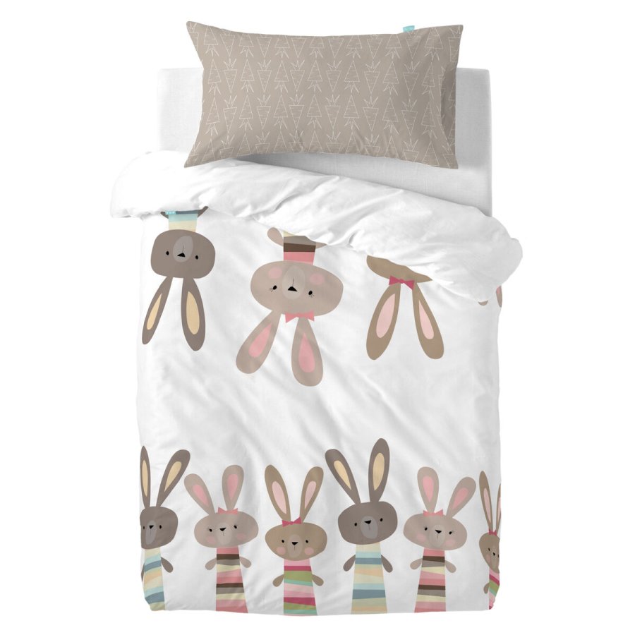 Pudebetrk HappyFriday Moshi Moshi Rabbit Family Multifarvet 50 x 75 cm #3