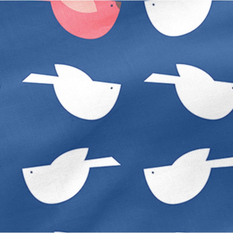 Pudebetrk HappyFriday Moshi Moshi Whale Multifarvet 80 x 80 cm #3