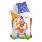 Pudebetrk HappyFriday Mr Fox Van Multifarvet 80 x 80 cm #3