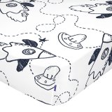 bundplastik HappyFriday MR FOX Hvid Multifarvet 60 x 120 x 14 cm Raket #1