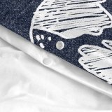 Dynebetrk st HappyFriday Mr Fox Starspace  Multifarvet Vugge til baby 2 Dele #26