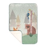 Tppe HappyFriday Moshi Moshi Harvestwood Multifarvet Mikrofiber 110 x 140 cm #2