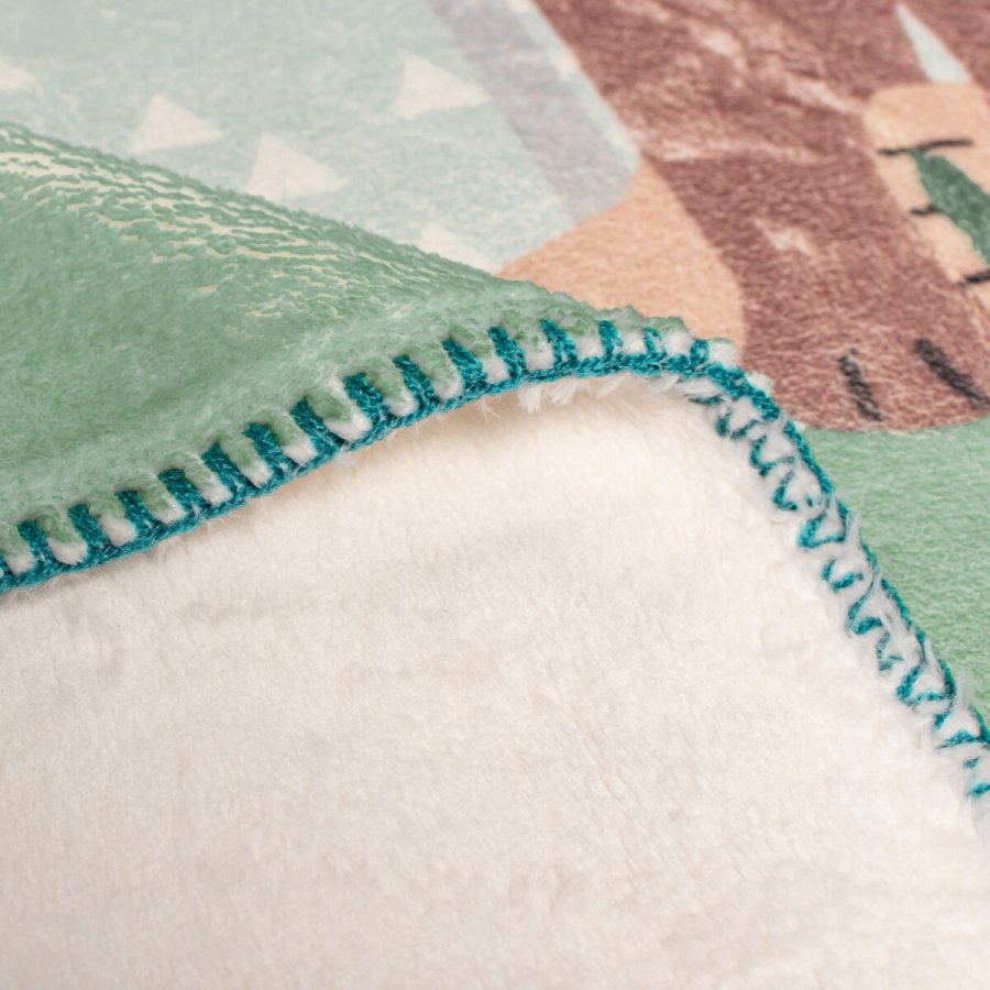 Tppe HappyFriday Moshi Moshi Harvestwood Multifarvet Mikrofiber 110 x 140 cm #3