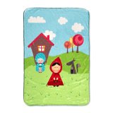 Tppe HappyFriday Mr Fox Grandma Multifarvet Mikrofiber 110 x 140 cm #1