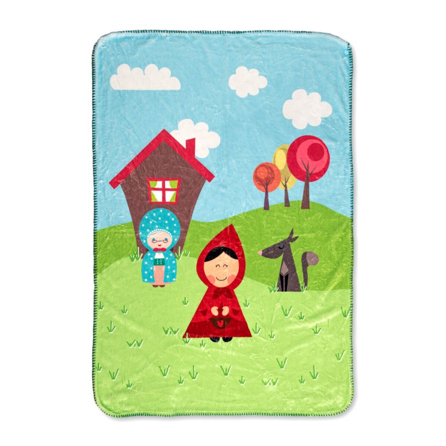 Tppe HappyFriday Mr Fox Grandma Multifarvet Mikrofiber 110 x 140 cm #1