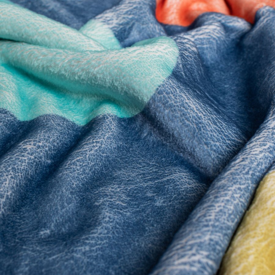 Tppe HappyFriday Moshi Moshi Holidays Multifarvet Mikrofiber 110 x 140 cm #4