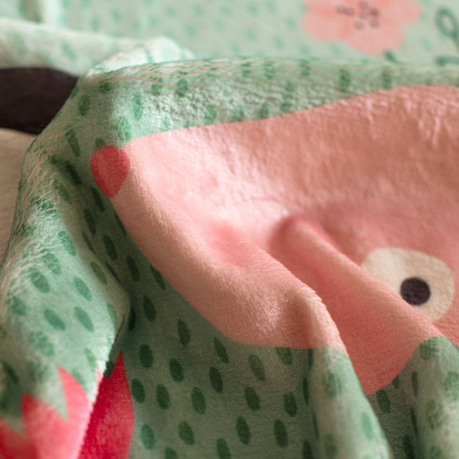 Tppe HappyFriday Moshi Moshi Best Buddies Multifarvet Mikrofiber 110 x 140 cm #4