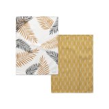 Karklud HappyFriday Blanc Foliage Multifarvet 70 x 50 cm (2 enheder) #1