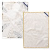 Karklud HappyFriday Blanc Foliage Multifarvet 70 x 50 cm (2 enheder) #26