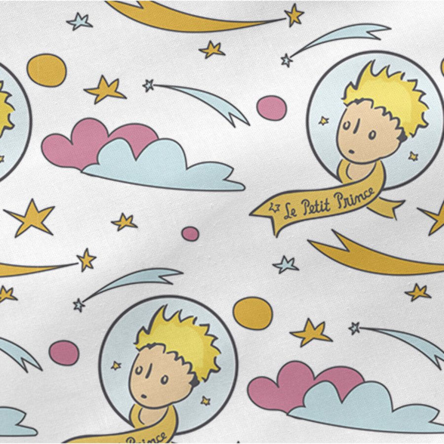 Pudebetrk HappyFriday Le Petit Prince Ses amis Multifarvet 50 x 75 cm #2