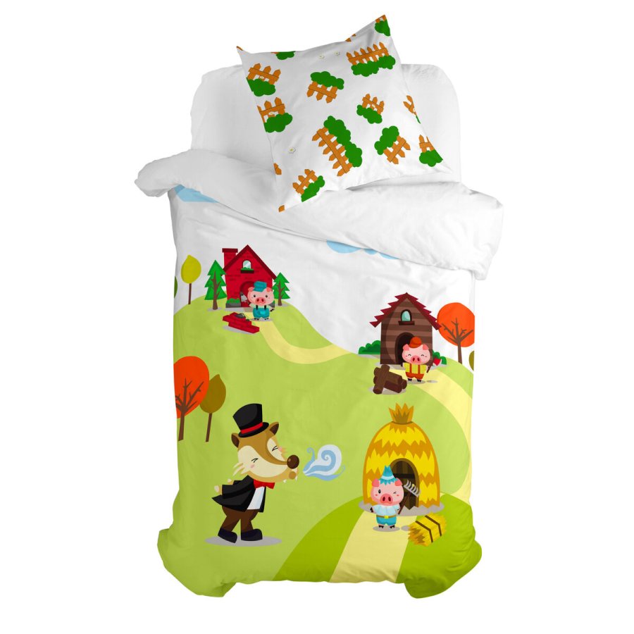 Pudebetrk HappyFriday Mr Fox Piggys Multifarvet 80 x 80 cm #3
