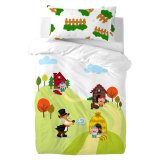 Pudebetrk HappyFriday Mr Fox Piggys Multifarvet 50 x 75 cm #3