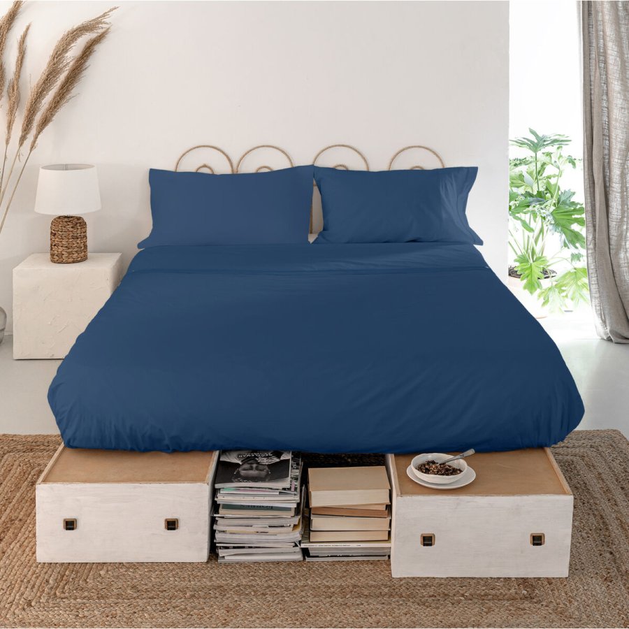 Toplagen HappyFriday Basic Marinebl 210 x 270 cm #2