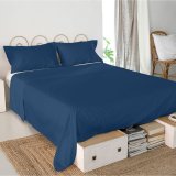 Toplagen HappyFriday Basic Marinebl 210 x 270 cm #4