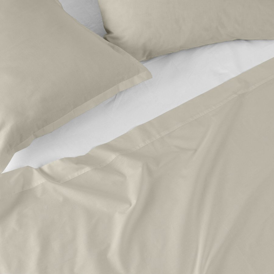 Toplagen HappyFriday Basic Beige 240 x 270 cm #3