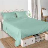 Toplagen HappyFriday Basic Mint 160 x 270 cm #2
