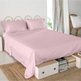 Toplagen HappyFriday Basic Lyserd 160 x 270 cm #2