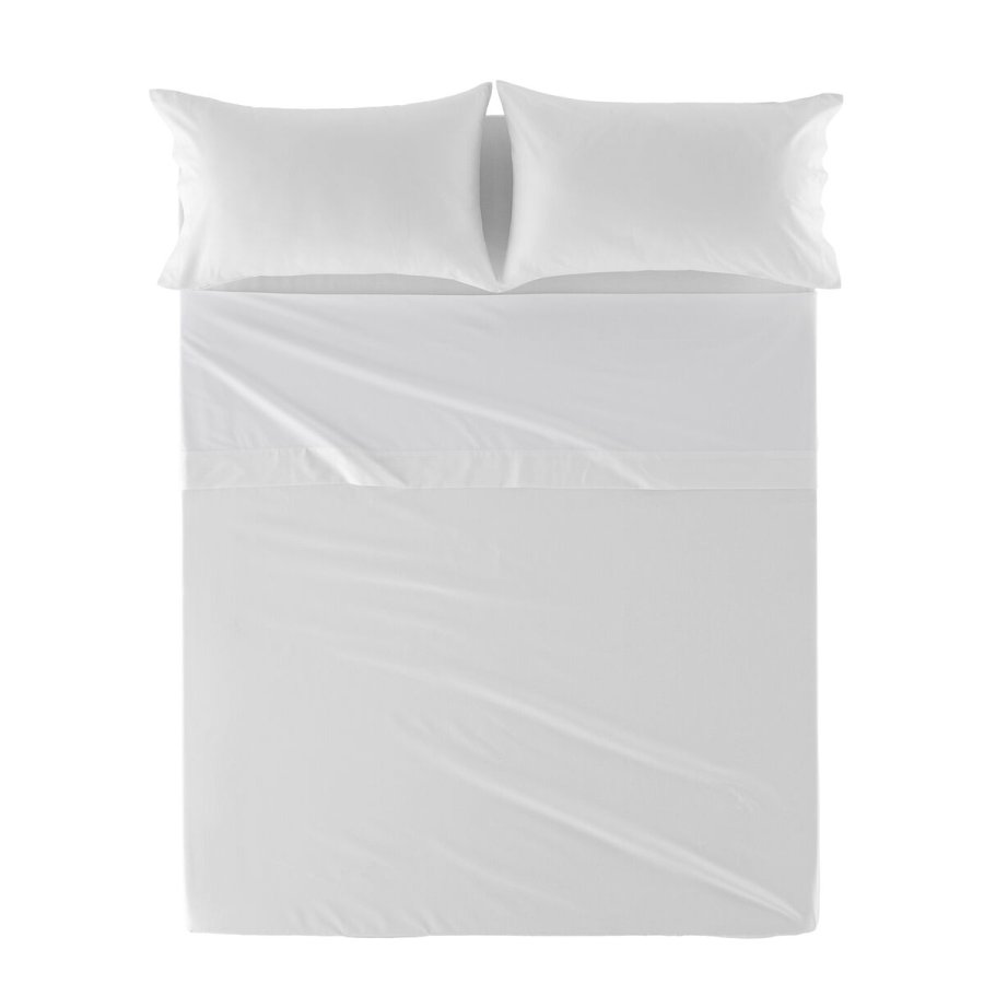 Toplagen HappyFriday Basic Hvid 260 x 270 cm #1