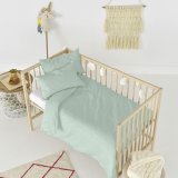 Dynebetrk st HappyFriday Basic Kids Mint Vugge til baby 2 Dele #16